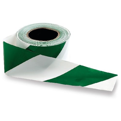 Supplier of Warning Tape Green & White 3 Inch x 300 Meter in UAE