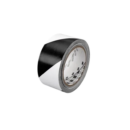 Supplier of Black And White Warning Tape 3 Inch X 300 Yard in UAE