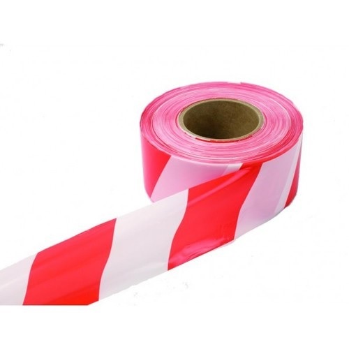 Supplier of Red And White Warning Tape 3 Inch X 250 Meter in UAE
