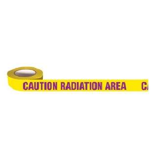 Supplier of Caution Radiation Area Warning Tape 3 Inch X 250 Meter in UAE