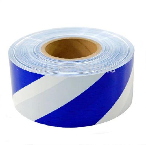 Supplier of Blue And White Warning Tape 3 Inch X 250 Meters in UAE