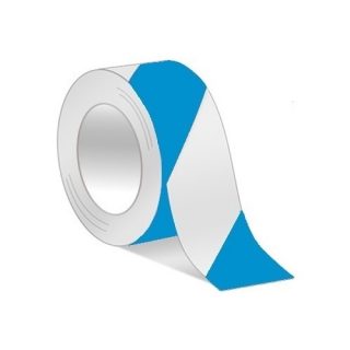 Supplier of Blue And White Warning Tape 4 Inch X 300 Yards in UAE