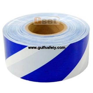 Supplier of Blue And White Warning Tape 3 Inch X 300 Meter in UAE