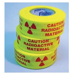 Supplier of Caution Radioactive Material Warning Tape 3 Inch X 250 Meter in UAE