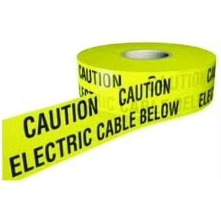 Supplier of Electrical Cable Below Warning Tape 150mm X 300 Yards in UAE