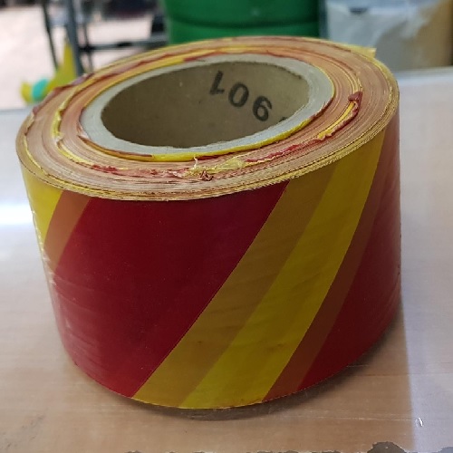 Supplier of Yellow And Red Warning Tape 3 Inch X 250 Yard in UAE